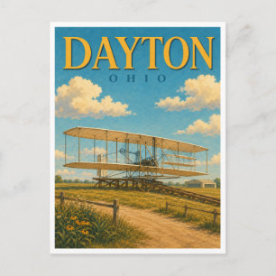 Carte Postale Dayton Ohio Wright Flyer GeoSaga