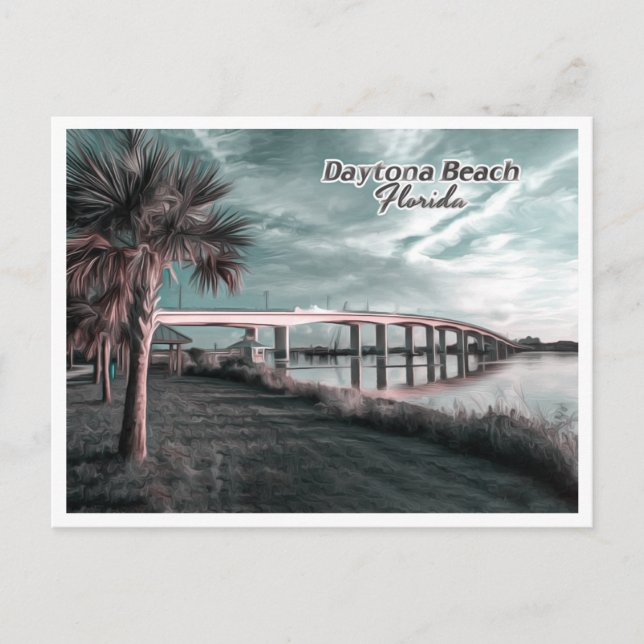 CARTE POSTALE DAYTONA BEACH FLORIDA (Devant)