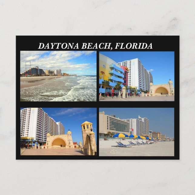 Carte Postale Daytona Beach Floride (Devant)
