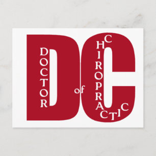 Carte Postale DC Big Red DOCTOR DE LA MÉDECINE CHIROPRATIQUE