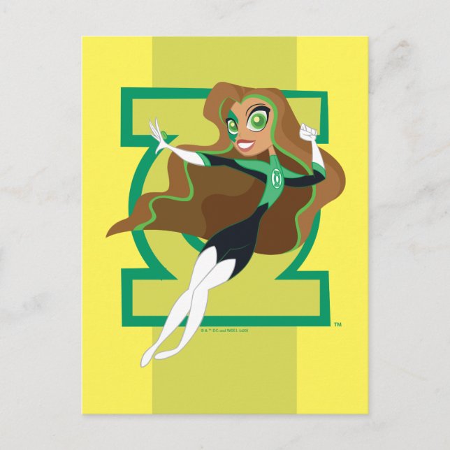 Carte Postale DC Super Hero Girls Green Lantern (Devant)