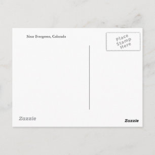 Carte postale de À feuillage persistant, Colorado