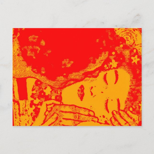 Carte postale de baiser chaud (Devant)