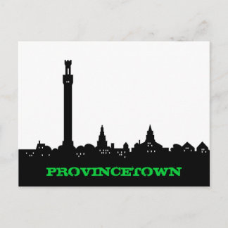 Carte postale de bande dessinée de Provincetown