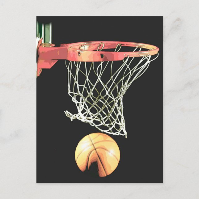 Carte postale de basket-ball (Devant)