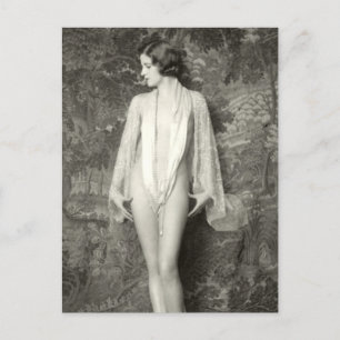 Carte postale de beauté française du début des ann