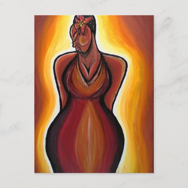 Carte postale de beauté silencieuse (Devant)