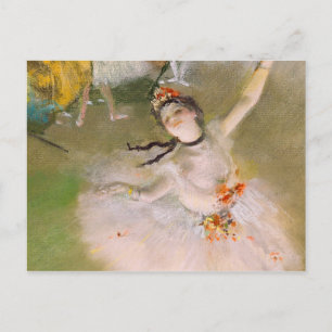 Carte postale de beaux-arts de ballerine d'Edgar