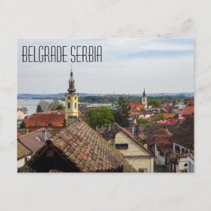 Carte postale de Belgrade Serbie