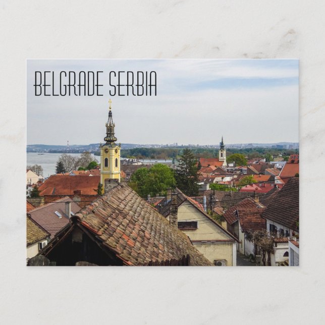 Carte postale de Belgrade Serbie (Devant)