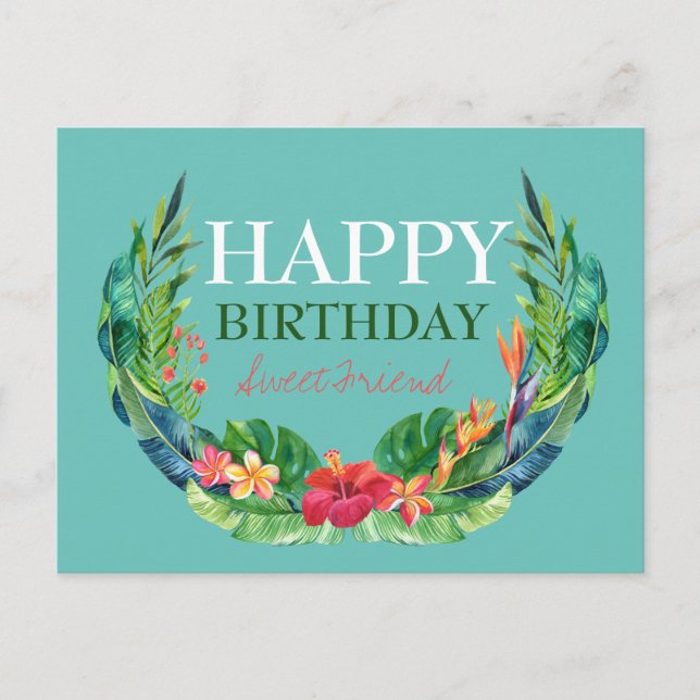 Carte postale de bible d'anniversaire mignonne (Devant)