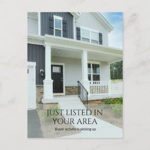 Carte postale de biens immobiliers nouvellement mi