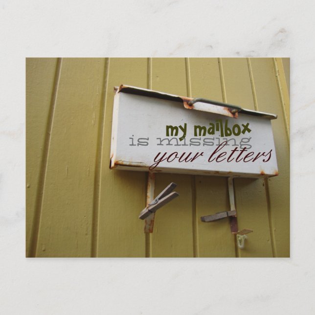 Carte postale de boîte aux lettres (Devant)