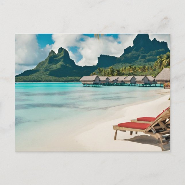Carte postale de Bora Bora (Bora Bora f) (Devant)
