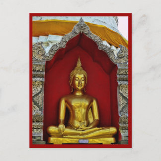 Carte postale de Bouddha d'or