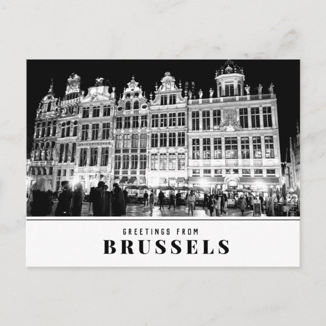 Carte postale de Bruxelles (Devant)
