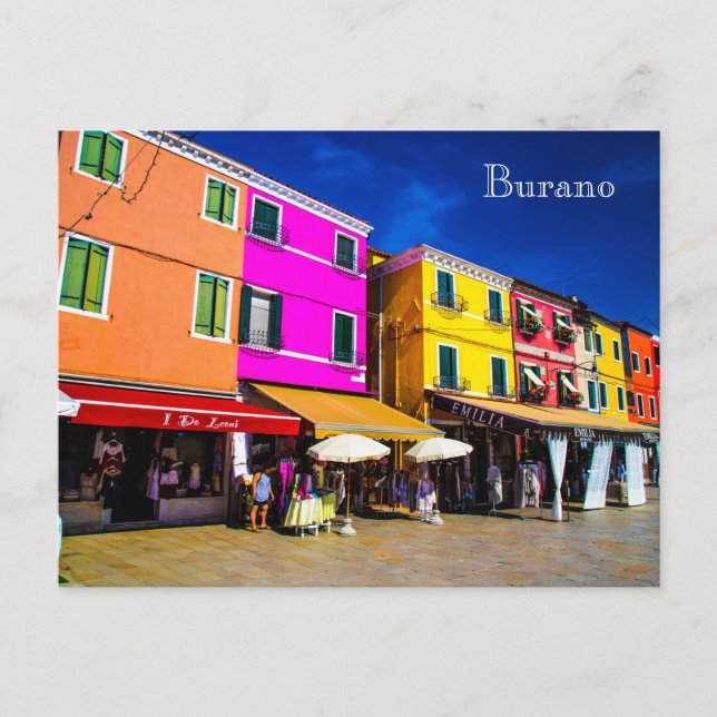 Carte postale de Burano (Devant)