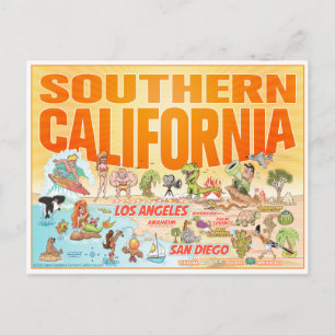 Carte postale de Californie du Sud