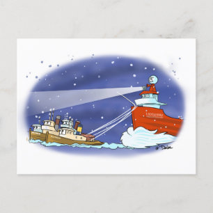 Carte postale de cargo de Kris Kringle