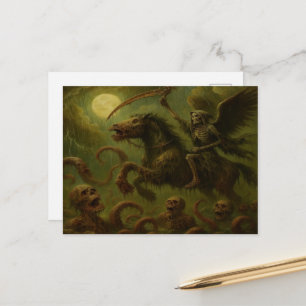 Carte postale de Cavalier de la Peste