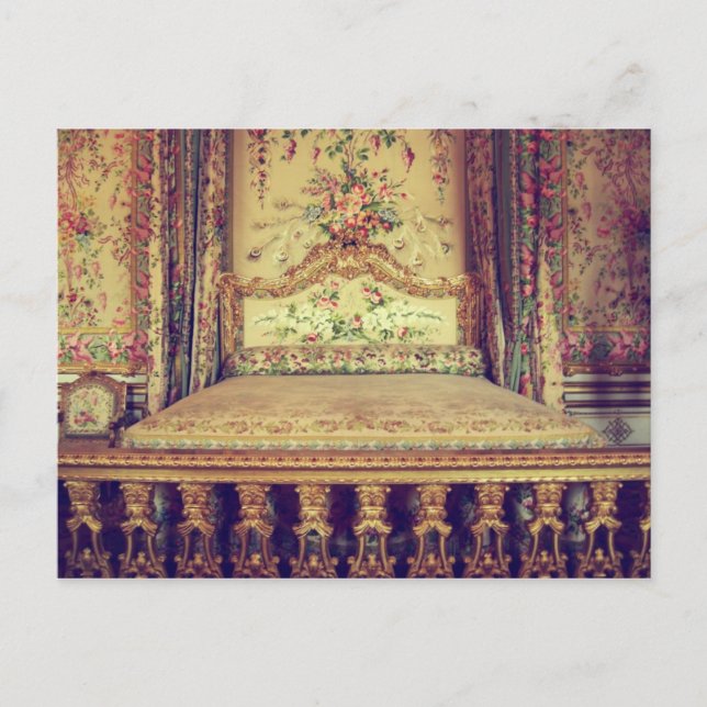 Carte postale de chambre du château de versailles (Devant)
