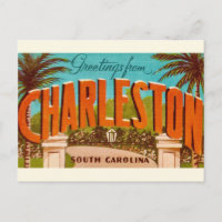 Carte postale de Charleston Caroline du Sud