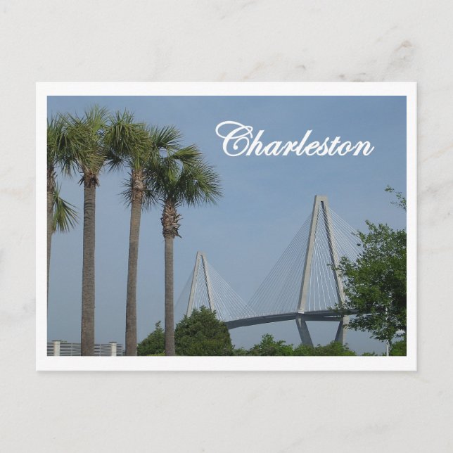 Carte postale de Charleston, la Caroline du Sud (Devant)
