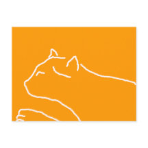 Carte postale de chat