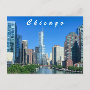 Carte postale de Chicago River