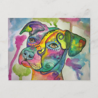 Carte postale de chien