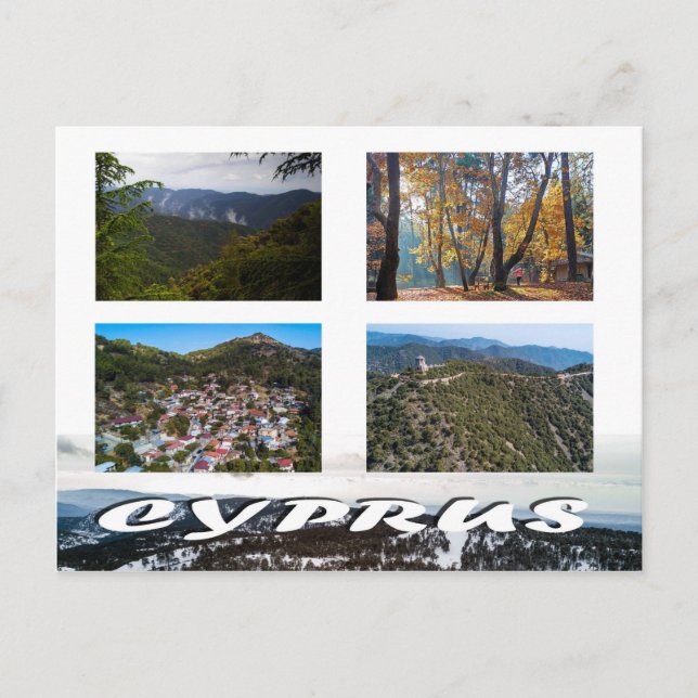Carte postale de Chypre (Devant)