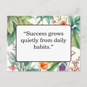 Carte postale de citation motivante