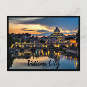 Carte postale de Cité du Vatican, Rome, Italie
