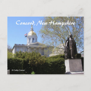Carte postale de Concord, New Hampshire