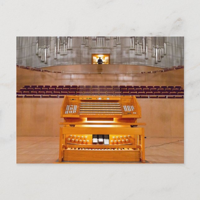 carte postale de console d'orgue (Devant)