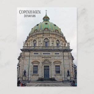 Carte postale de Copenhague/Église de marbre !