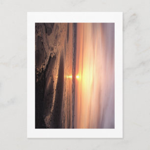 Carte postale de coucher du soleil