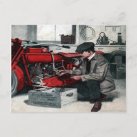 Carte postale de couverture de magazine de 1919 [t