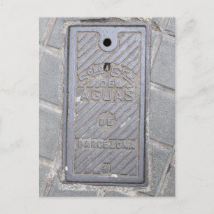 Carte postale de couverture utilitaire Barcelone,