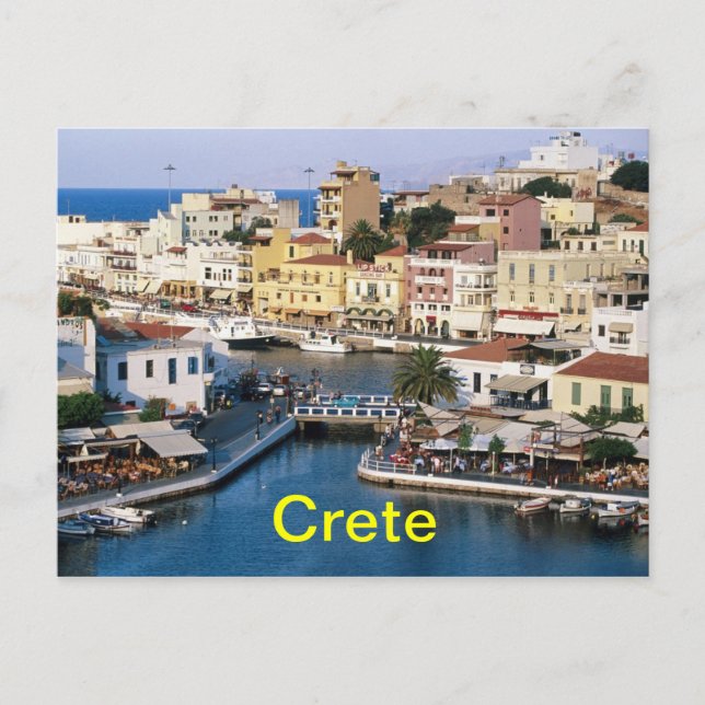 Carte postale de Crète (Devant)
