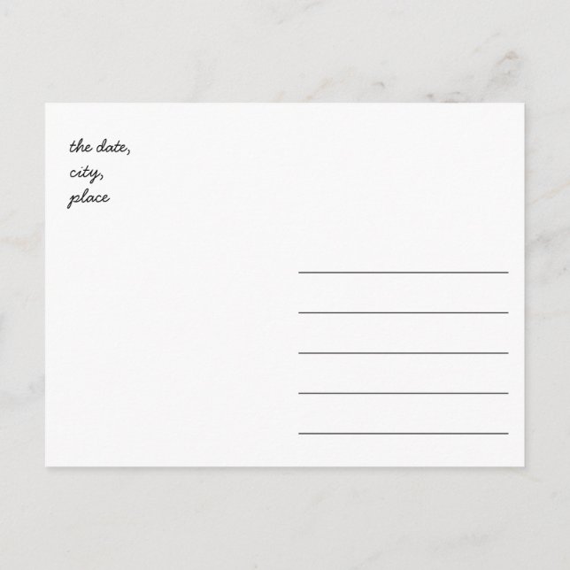 carte postale de cricket (Dos)