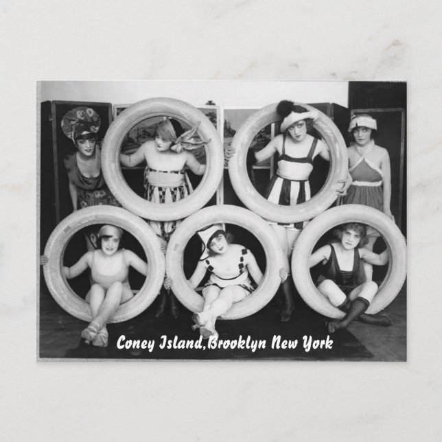 Carte postale de cru de Coney Island (Devant)