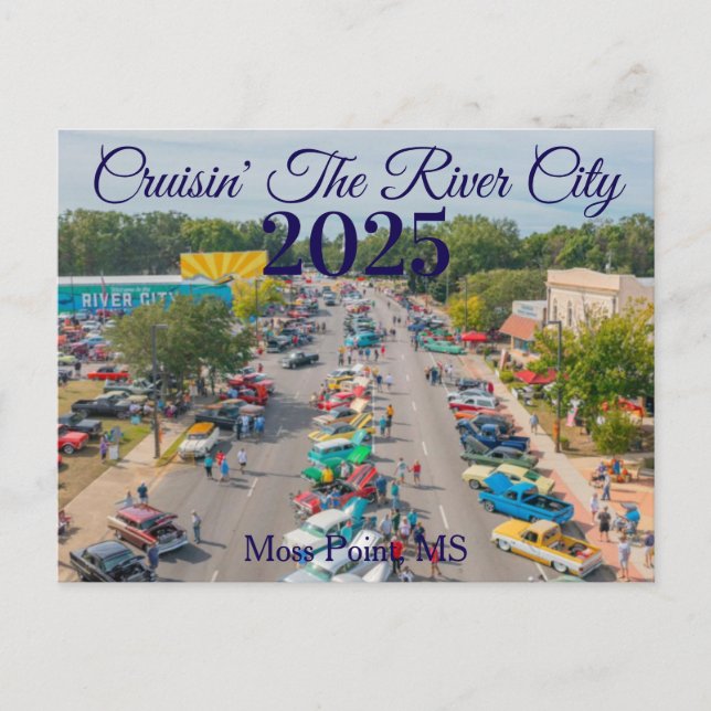 Carte postale de Cruisin' The River City 2025 (Devant)