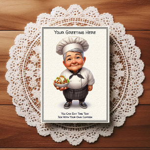 Carte postale de cuisine personnalisable pour tout