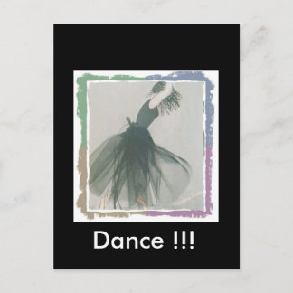Carte postale de danse
