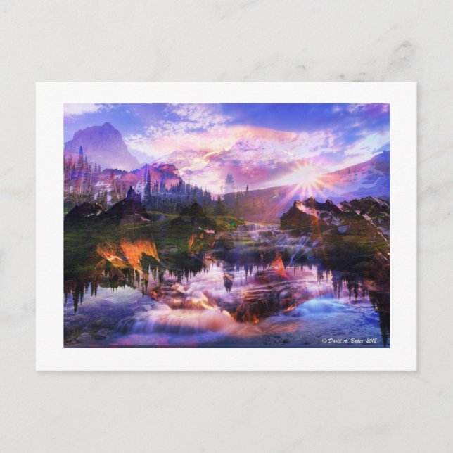 Carte postale de David A. Baker (Devant)