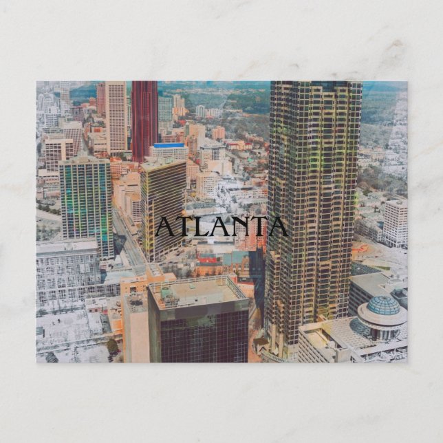 CARTE POSTALE DE DÉLOCALISATION ATLANTA (Devant)
