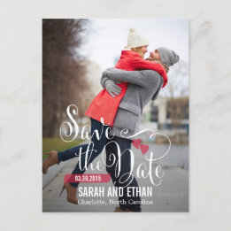 Carte postale de demande charmante pour sauvegarde