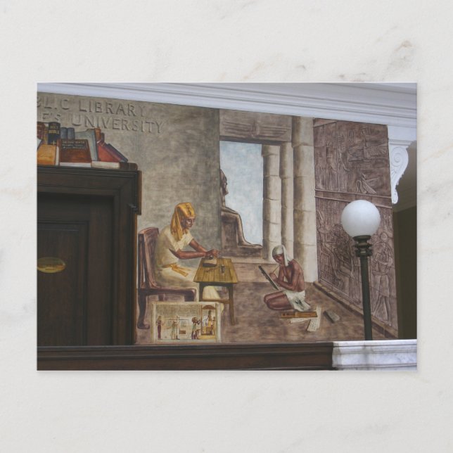 Carte postale de ~ des peintures murales 2 de WPA (Devant)