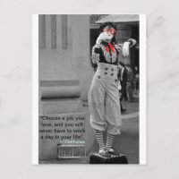 Carte postale de devis Confucius